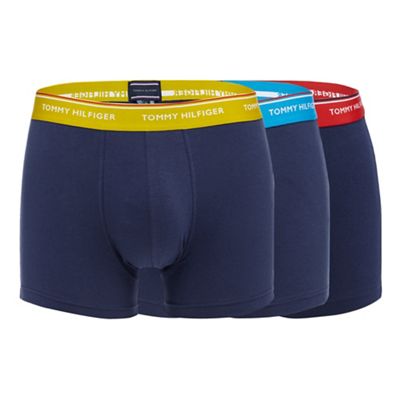 Tommy Hilfiger Pack of three assorted stretch hipster trunks